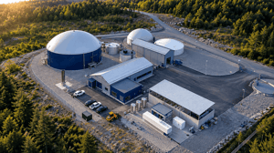 Illustrasjon av Nesset biogassanlegg