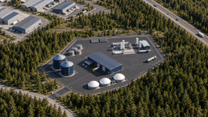 Illustrasjonsbilde av Rudshøgda biogassanlegg